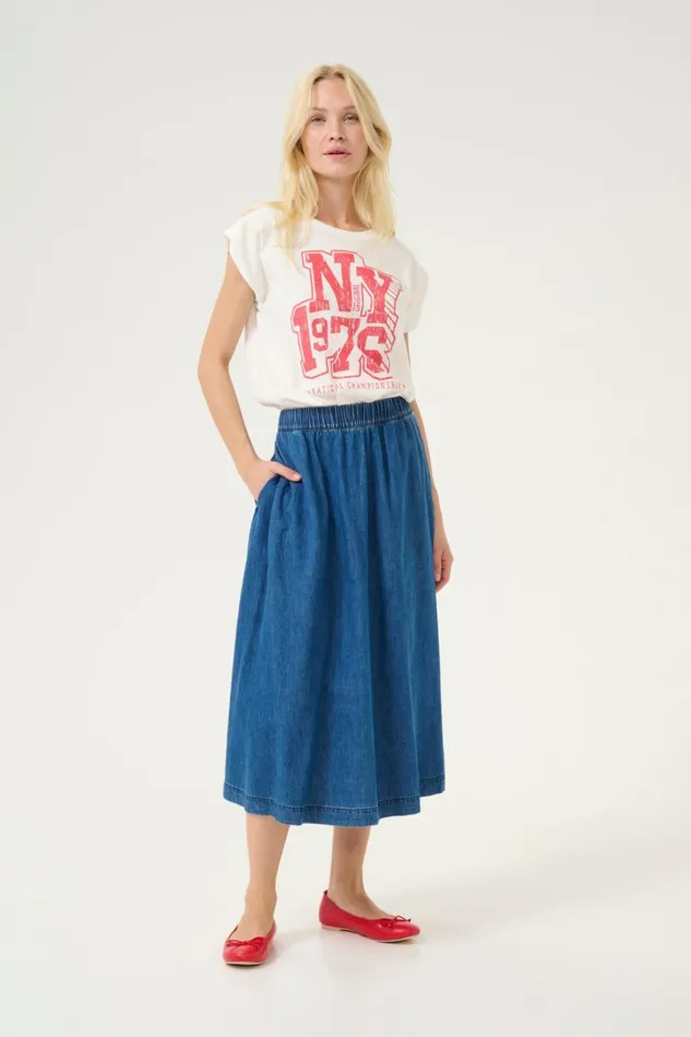 CULTURE Tops and TShirts CUroxy Tshirt Whitered 8211 Women