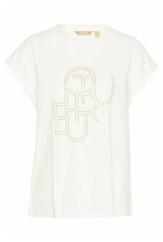 CULTURE Tops and TShirts CUwildam Tshirt Spring Gardenia 8211 Women