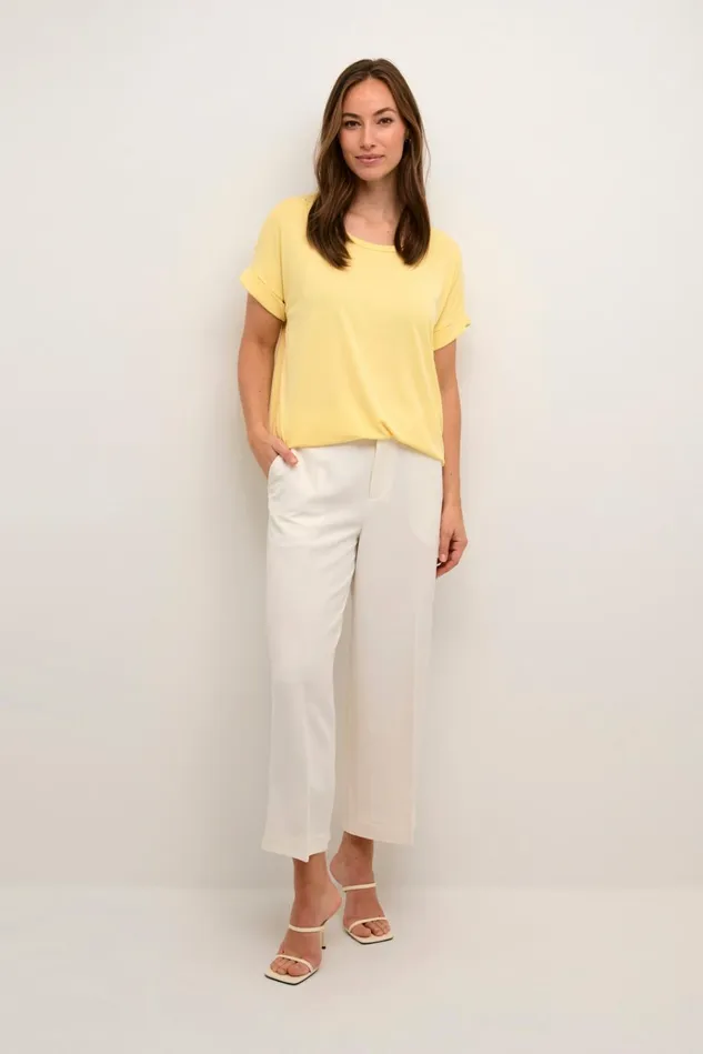 CULTURE Tops and TShirts Kajsa Tshirt Pineapple Slice 8211 Women