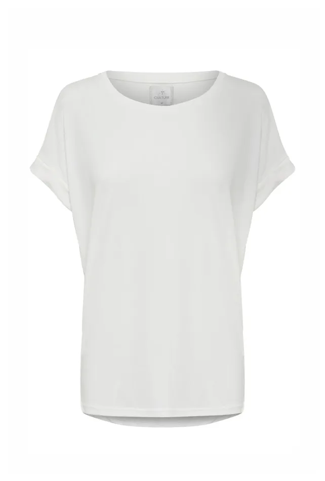 CULTURE Tops and TShirts Kajsa Tshirt Spring Gardenia 8211 Women