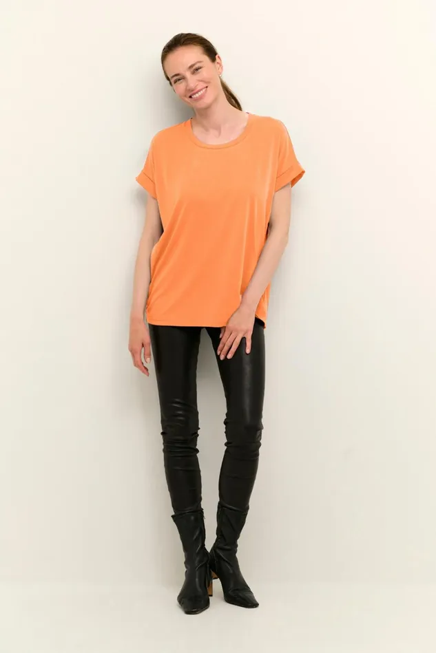 CULTURE Tops and TShirts Kajsa Tshirt Tangerine 8211 Women