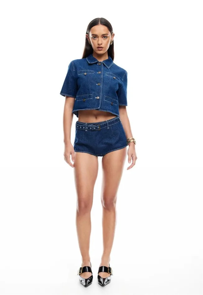 Denim Women Lioness Fashion HALSTON BRIEFS Blue Denim Denim Women Lioness Fashion HALSTON BRIEFS Blue Denim