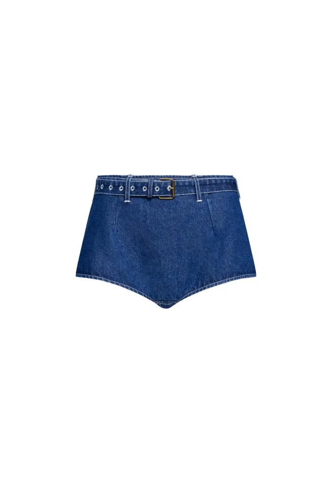Denim Women Lioness Fashion HALSTON BRIEFS Blue Denim Denim Women Lioness Fashion HALSTON BRIEFS Blue Denim