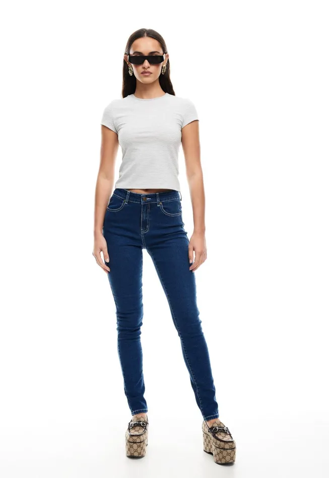 Denim Women Lioness Fashion IN BLOOM SKINNY JEAN Blue Denim