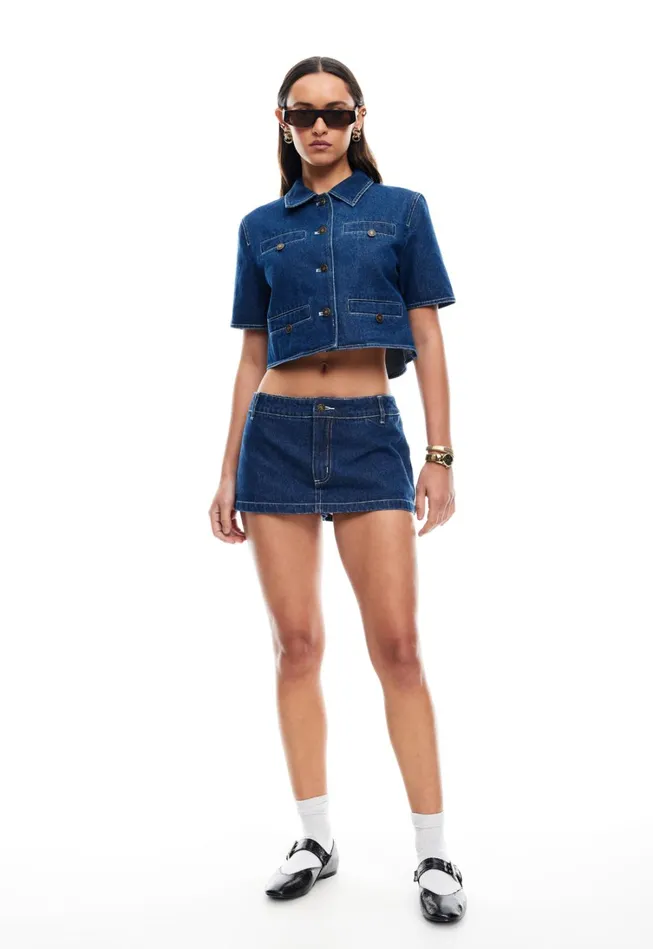 Denim Women Lioness Fashion RHODE MINI Blue Denim