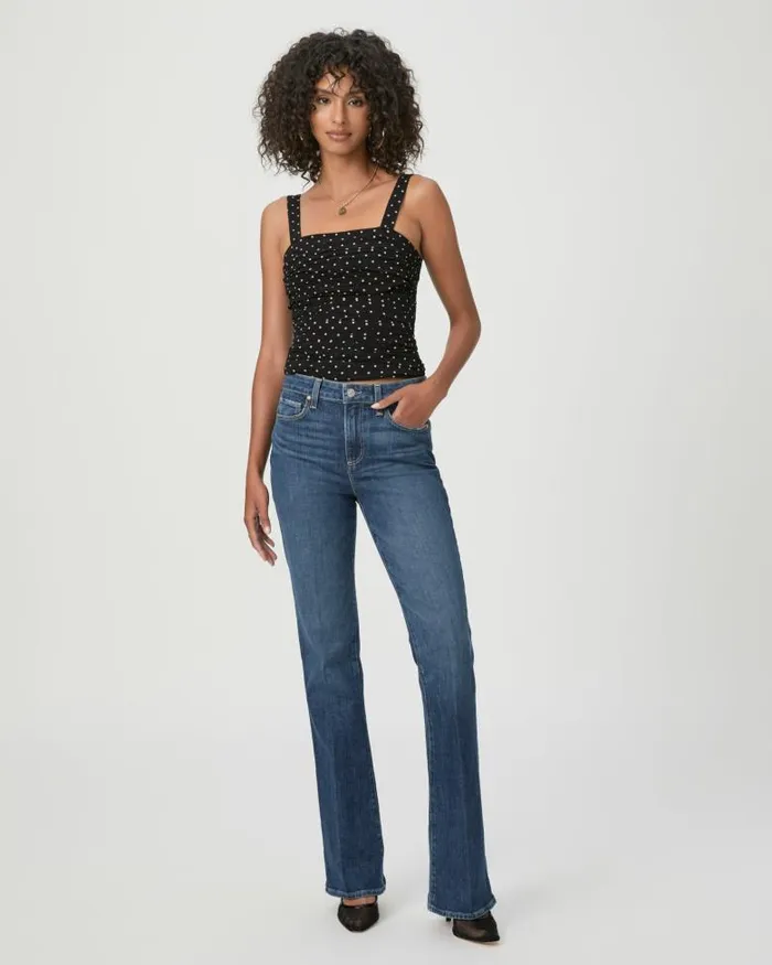 Denim Women PAIGE High Rise Laurel Canyon Bootcut Jean 8211 Ancient