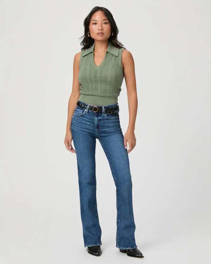 Denim Women PAIGE High Rise Laurel Canyon Petite Bootcut Jean 8211 A Capella