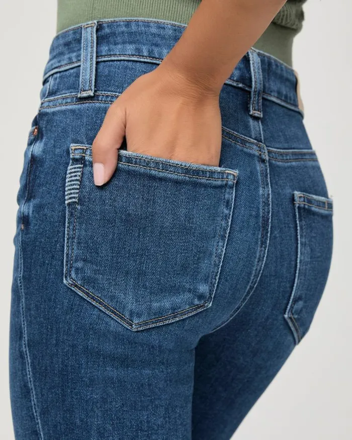 Denim Women PAIGE High Rise Laurel Canyon Petite Bootcut Jean 8211 A Capella