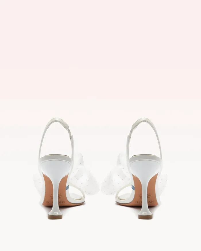 Designer Wedding Shoes 8211 Isabelle Crystals Bridal 85 White 8211 Alexandre Birman Bridal White Women Alexandre Birman Sandals