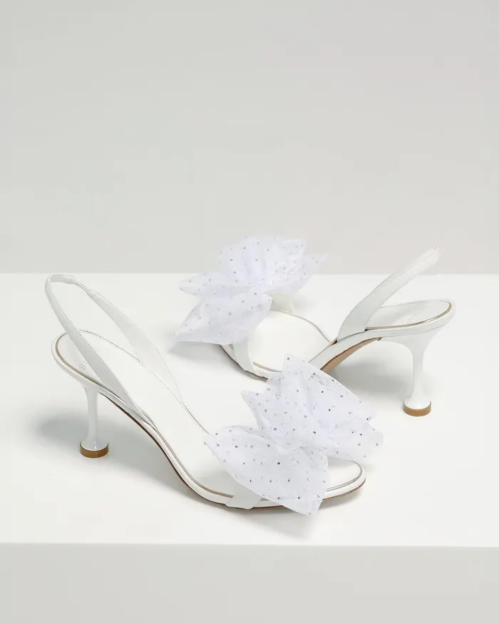 Designer Wedding Shoes 8211 Isabelle Crystals Bridal 85 White 8211 Alexandre Birman Bridal White Women Alexandre Birman Sandals