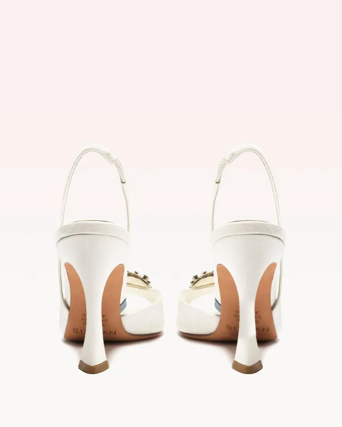 Designer Wedding Shoes 8211 Isla Crystal Bridal 85 Off White 8211 Alexandre Birman Bridal Off White Women Alexandre Birman Sandals