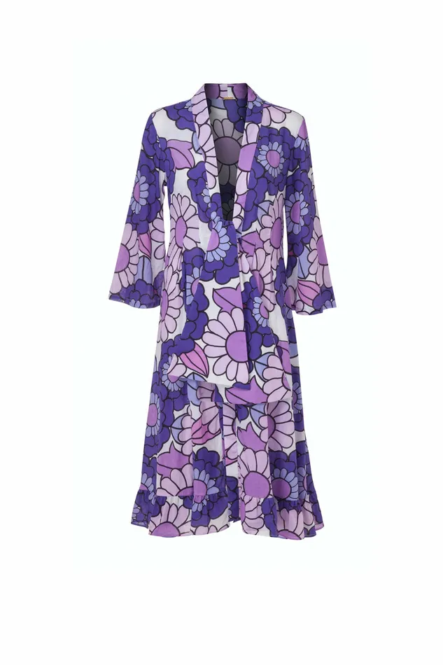 DODO BAR OR Dresses Charlotte Dress Lulu Purple Print 8211 Women