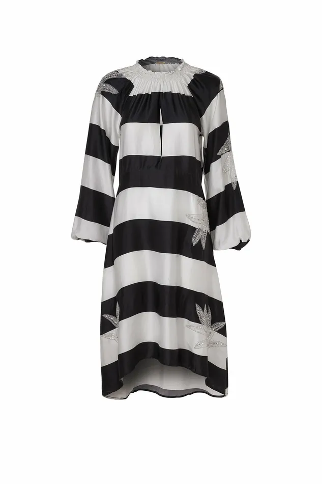 DODO BAR OR Dresses Jacqueline Strips Dress Black And White 8211 Women