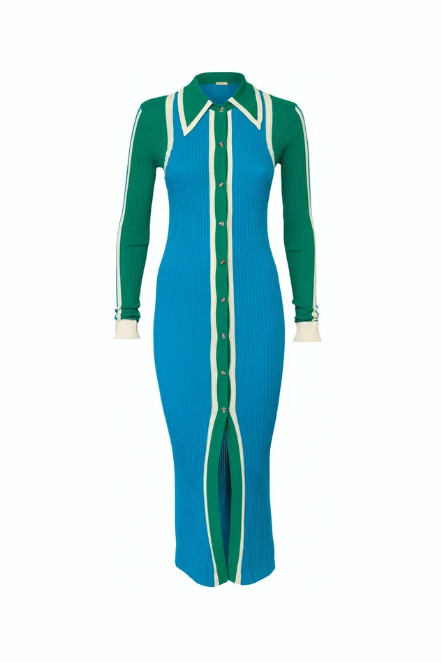 DODO BAR OR Dresses Kelly Dress Turquoise Green Combo 8211 Women