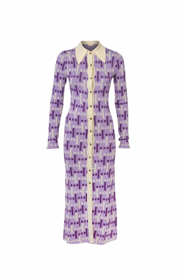 DODO BAR OR Dresses Luna Dress Purple Combo 8211 Women