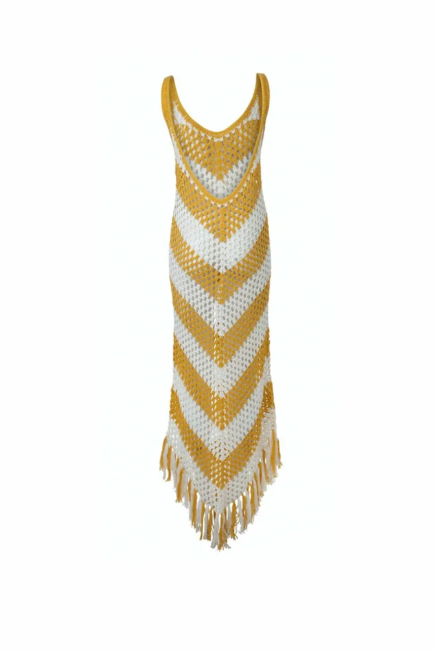 DODO BAR OR Dresses Mellor Dress Yellow White 8211 Women