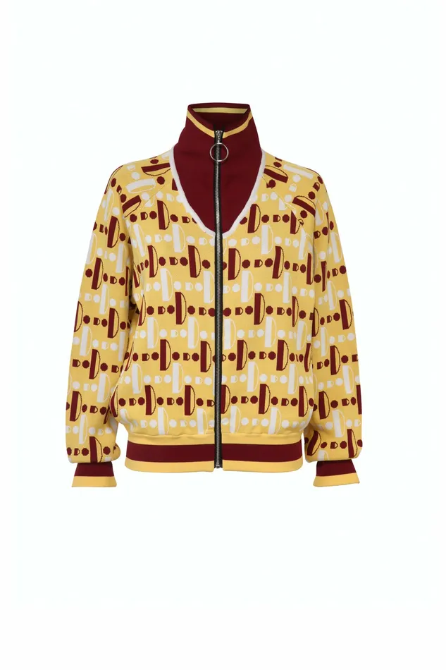 DODO BAR OR Jackets and Coats ALANI JACKET Yellow Combo 8211 Women