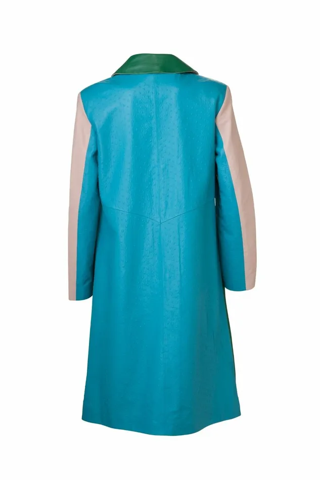 DODO BAR OR Jackets and Coats Nadine Coat Dress Turquoise Multi Colour 8211 Women