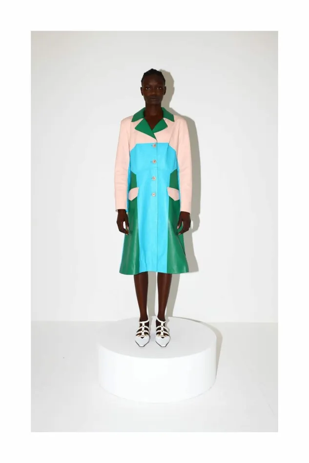 DODO BAR OR Jackets and Coats Nadine Coat Dress Turquoise Multi Colour 8211 Women