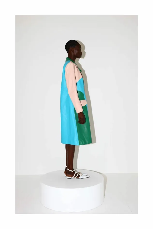 DODO BAR OR Jackets and Coats Nadine Coat Dress Turquoise Multi Colour 8211 Women
