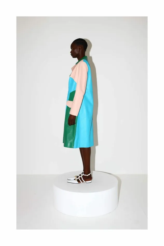 DODO BAR OR Jackets and Coats Nadine Coat Dress Turquoise Multi Colour 8211 Women