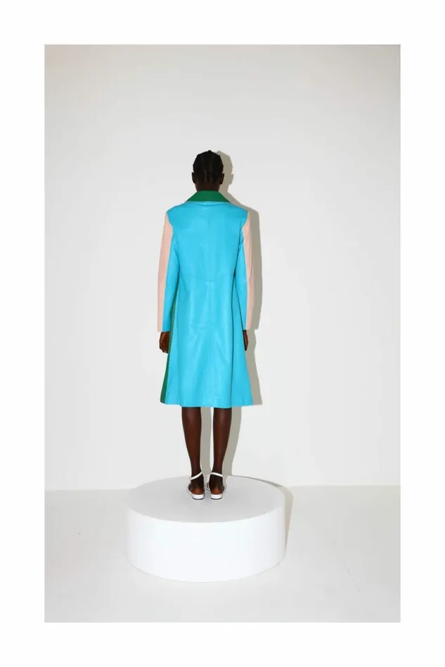 DODO BAR OR Jackets and Coats Nadine Coat Dress Turquoise Multi Colour 8211 Women