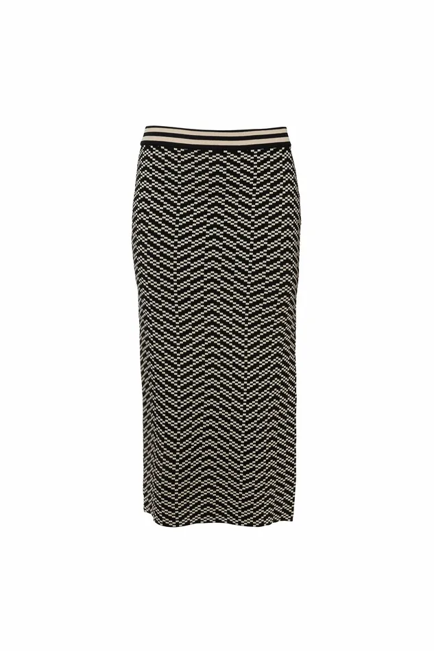 DODO BAR OR Knitwear Assa Skirt Black Combo 8211 Women