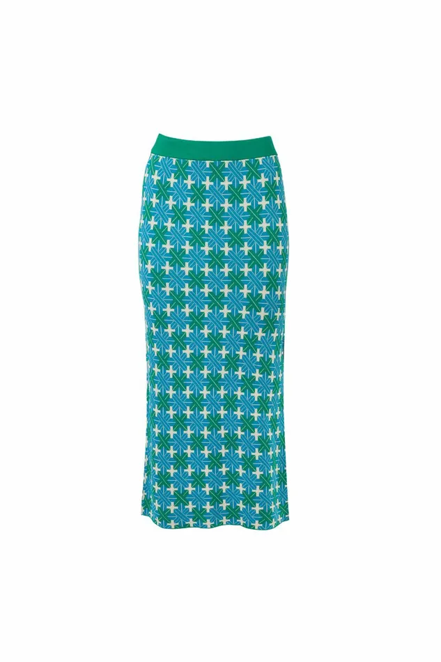 DODO BAR OR Knitwear Ayla Skirt Turquoise Green 8211 Women