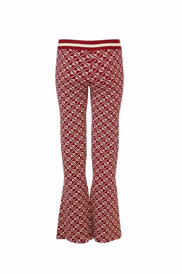 DODO BAR OR Knitwear Cho Pants Red Cream 8211 Women