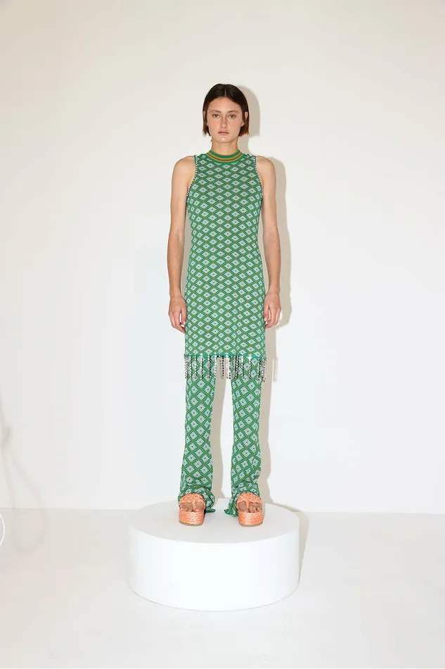 DODO BAR OR Knitwear Koko Dress Green 8211 Women
