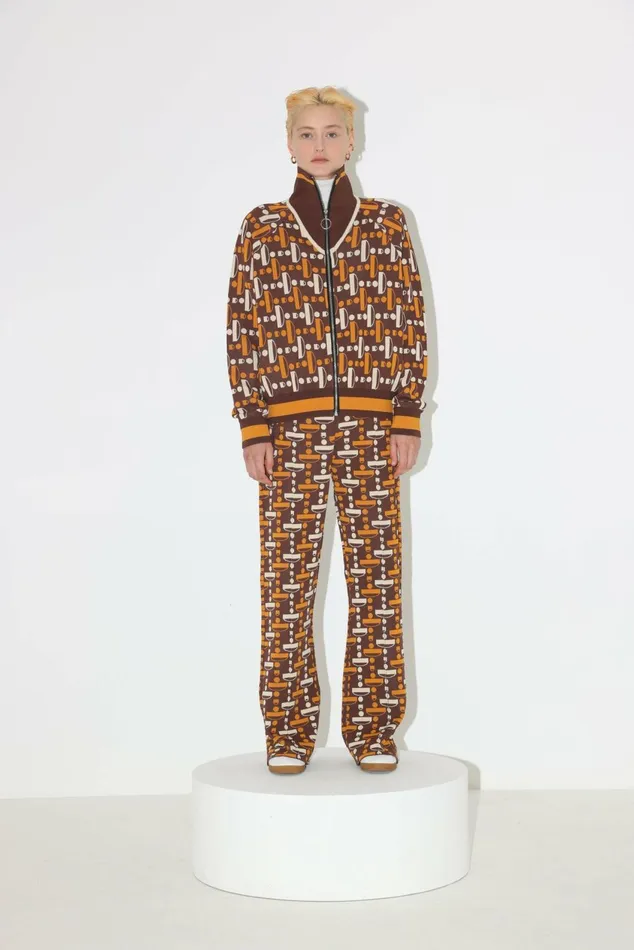 DODO BAR OR Knitwear Kurt Pants Brown And Orange 8211 Women