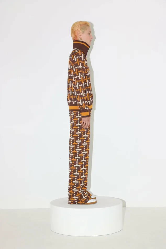DODO BAR OR Knitwear Kurt Pants Brown And Orange 8211 Women