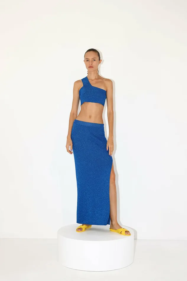 DODO BAR OR Knitwear Loren Skirt Blue 8211 Women
