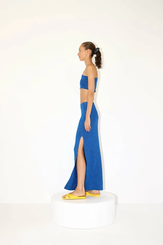DODO BAR OR Knitwear Loren Skirt Blue 8211 Women