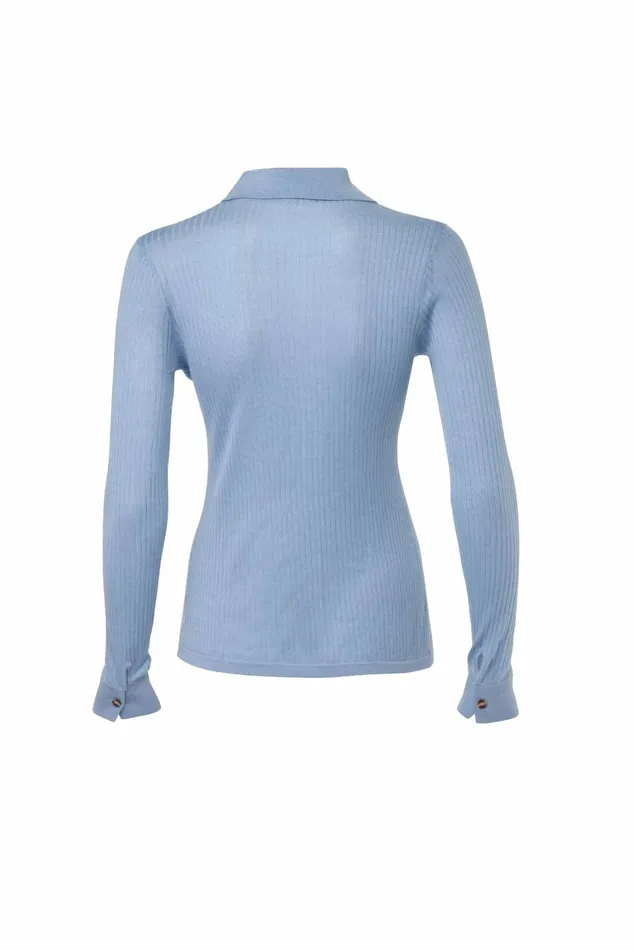 DODO BAR OR Knitwear Paya S Knit Shirt Light Blue 8211 Women