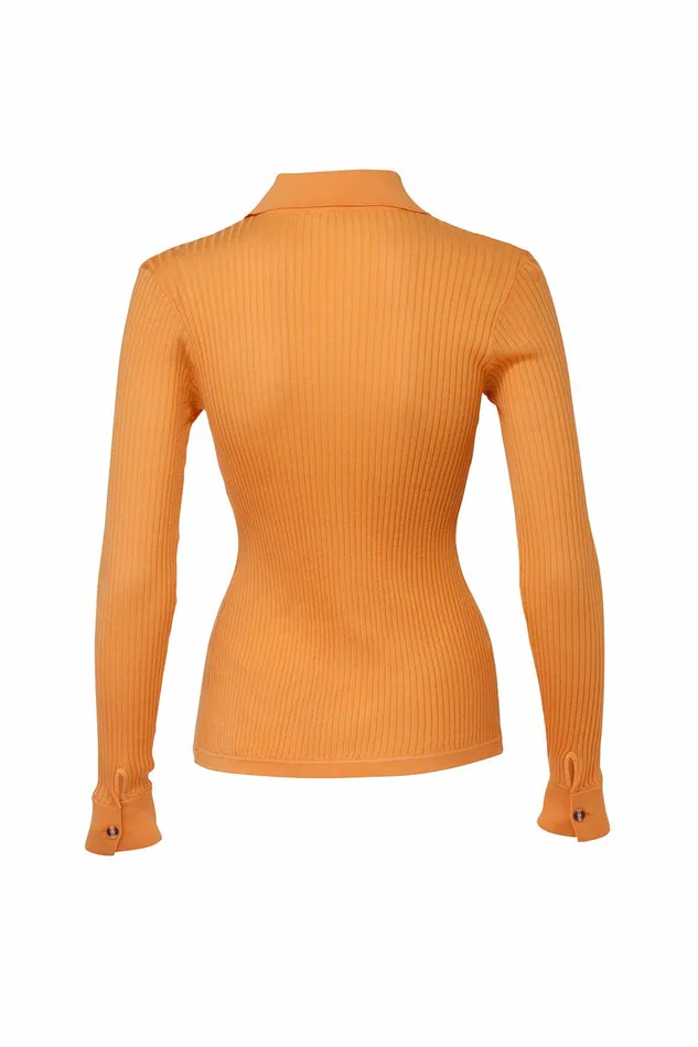 DODO BAR OR Knitwear Paya V Knit Shirt Orange 8211 Women