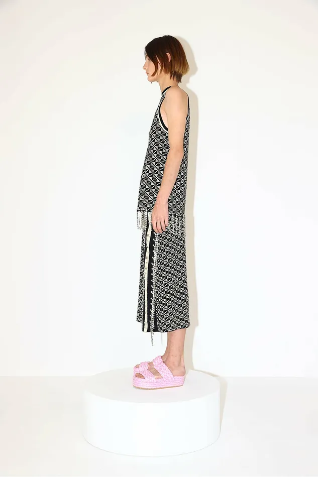 DODO BAR OR Knitwear Shin Skirt Black Cream 8211 Women