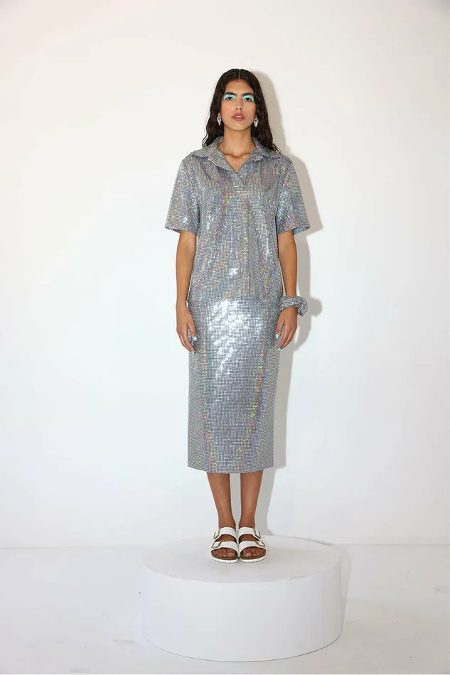 DODO BAR OR Night Out Sun Shirt Silver 8211 Women