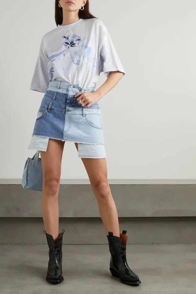 DODO BAR OR Skirts Holly Mini Skirt Denim 8211 Women