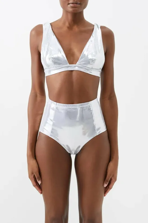 DODO BAR OR Swimwear V BIKINI TOP Silver 8211 Women