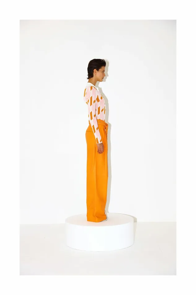 DODO BAR OR Trousers LEA PANTS Orange Pink Combo 8211 Women