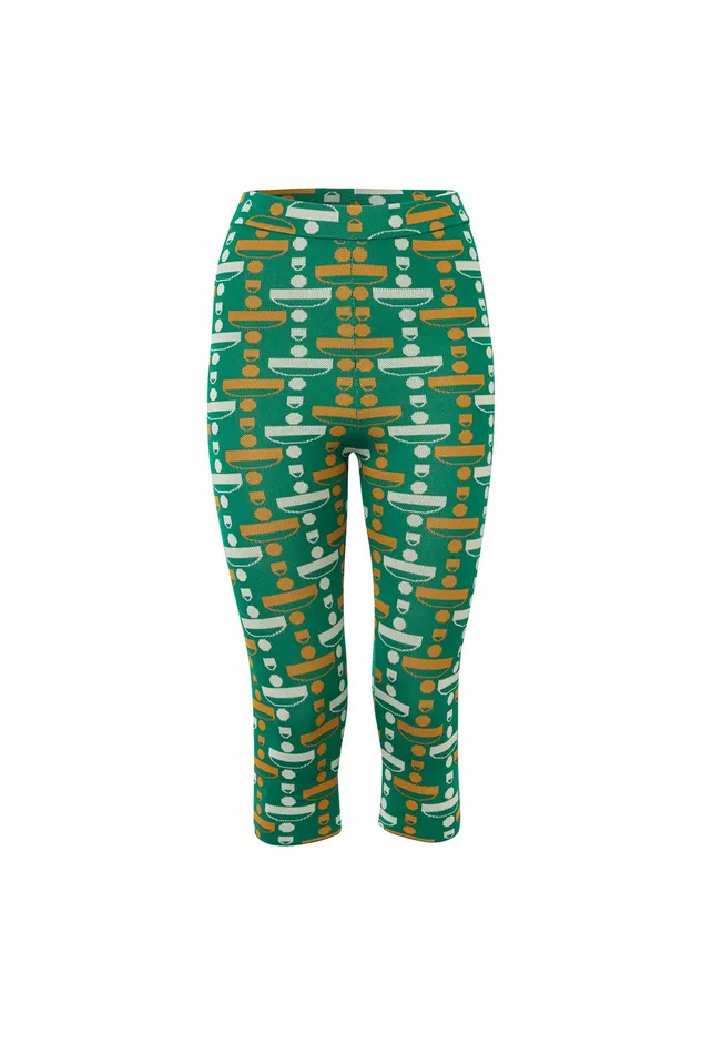 DODO BAR OR Trousers Lily Legging Green Combo 8211 Women