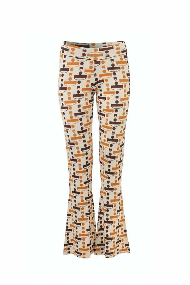 DODO BAR OR Trousers Mara Pants Cream Brown Combo 8211 Women