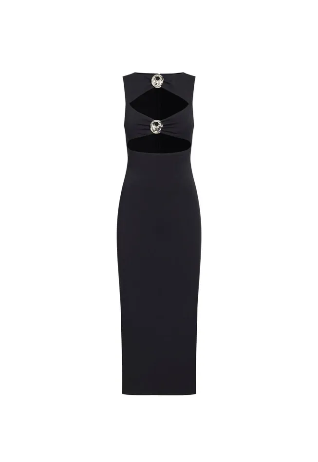 Dresses Women Lioness Fashion AFTER HOURS MIDI DRESS Onyx Dresses Women Lioness Fashion AFTER HOURS MIDI DRESS Onyx
