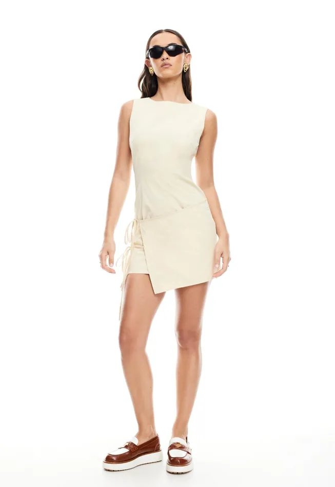 Dresses Women Lioness Fashion BALLERINA WRAP MINI Butter Dresses Women Lioness Fashion BALLERINA WRAP MINI Butter