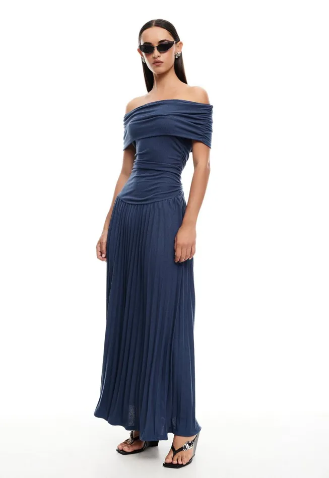 Dresses Women Lioness Fashion FIELD OF DREAMS MAXI Navy