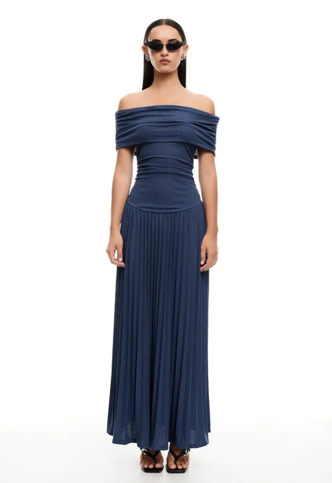 Dresses Women Lioness Fashion FIELD OF DREAMS MAXI Navy