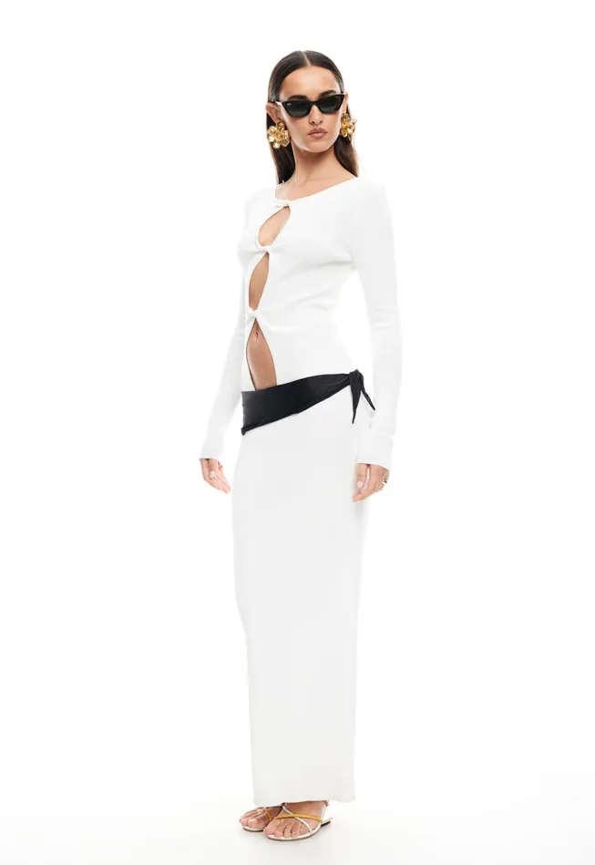 Dresses Women Lioness Fashion HOMECOMING LONG SLEEVE MAXI DRESS Ivory Dresses Women Lioness Fashion HOMECOMING LONG SLEEVE MAXI DRESS Ivory