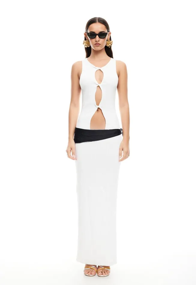 Dresses Women Lioness Fashion HOMECOMING MAXI DRESS Ivory