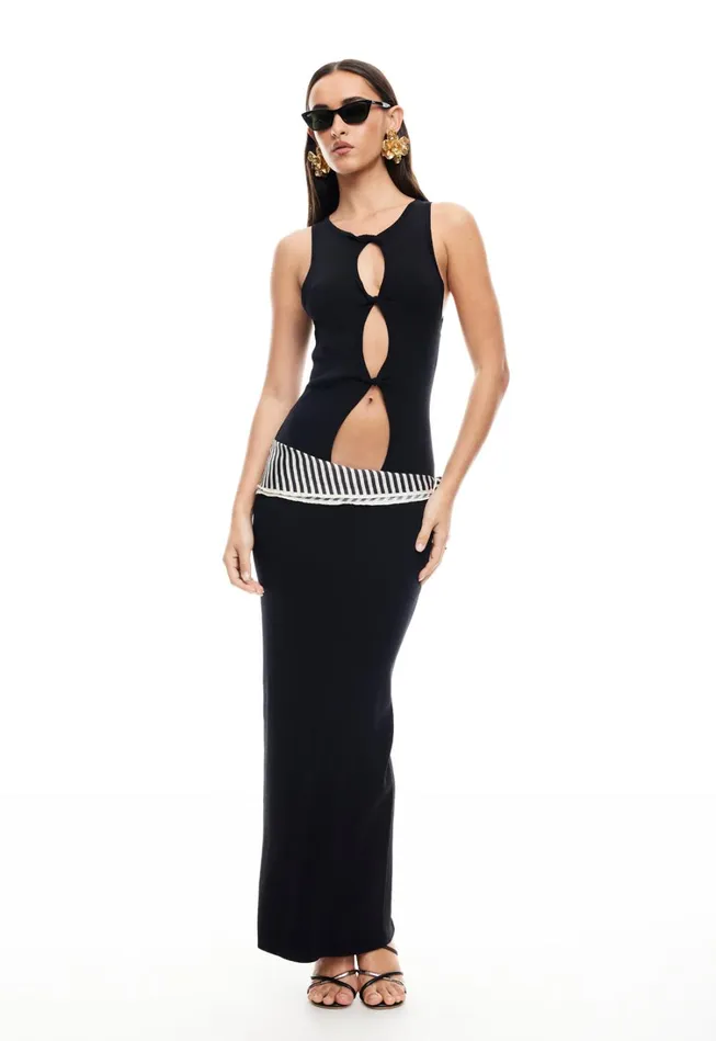 Dresses Women Lioness Fashion HOMECOMING MAXI DRESS Onyx